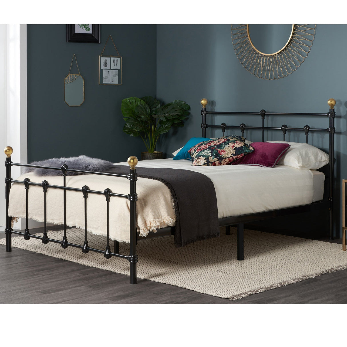 Atlas Metal Bed Frame - Birlea