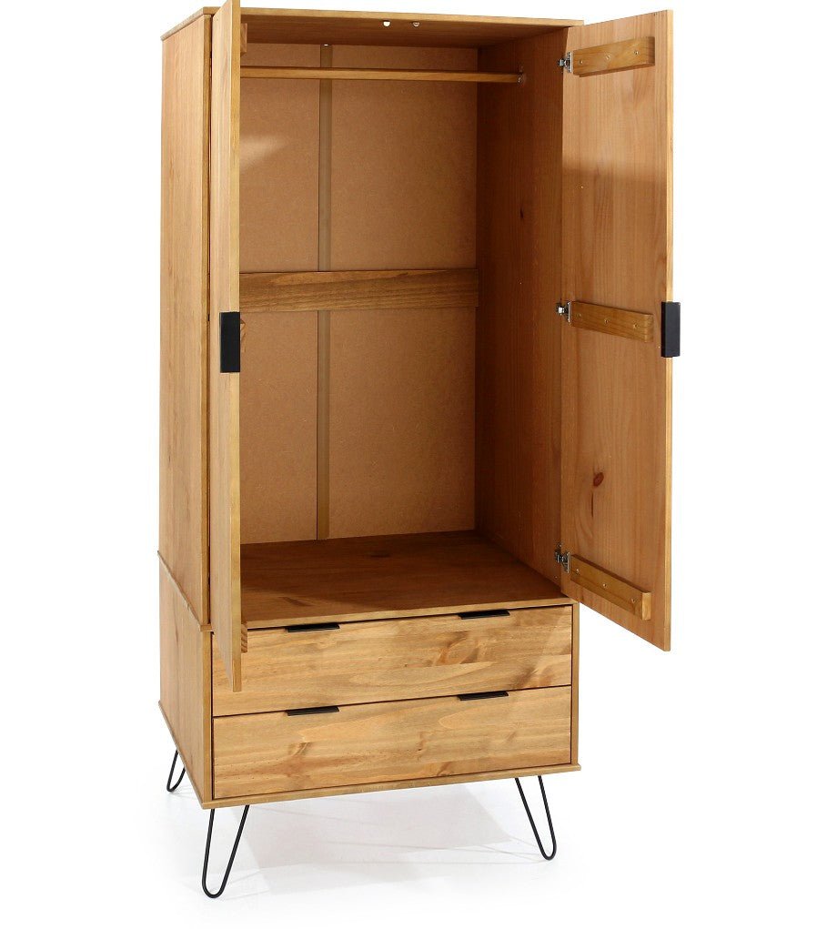 Augusta 2 Door 2 Drawer Wardrobe - Core Products