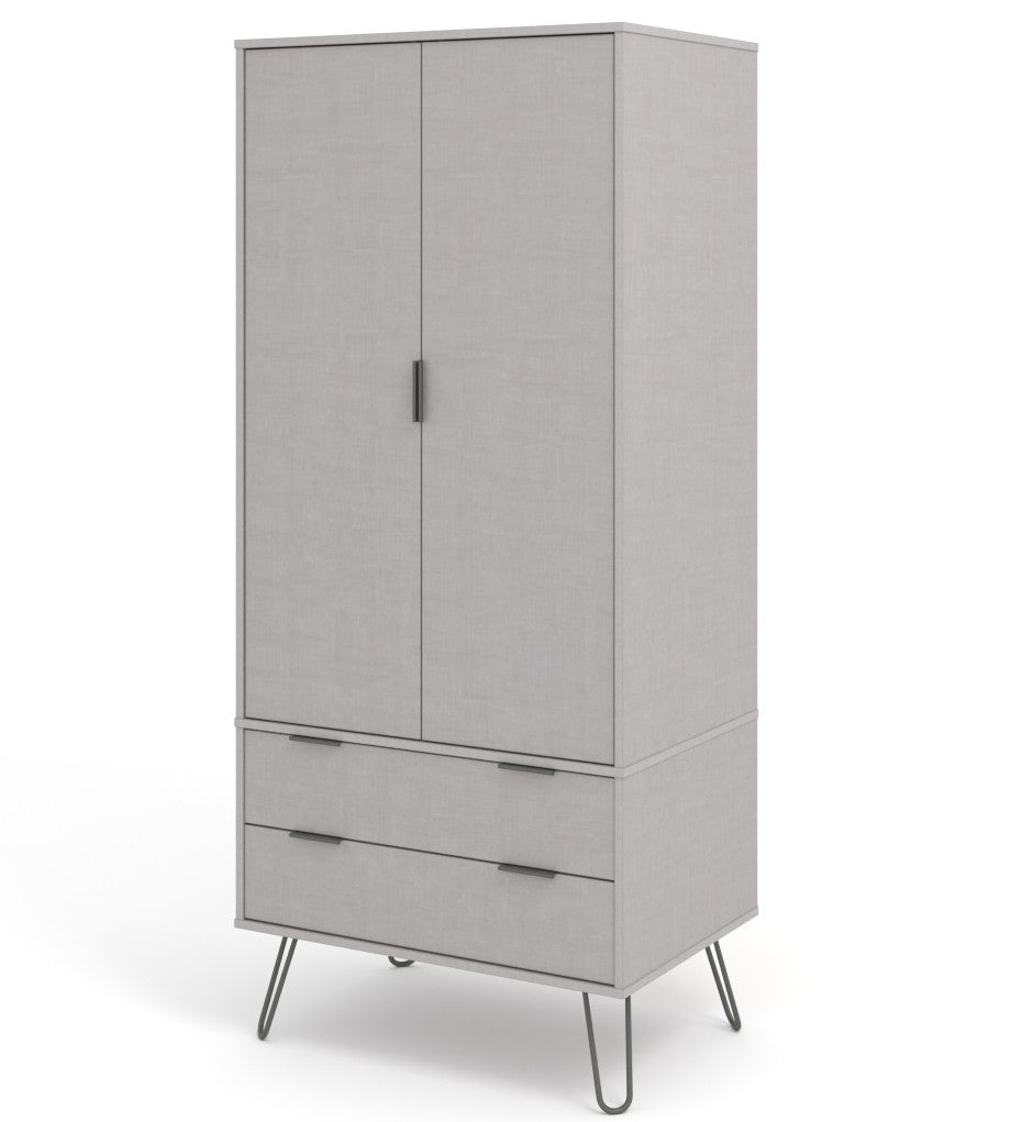 Augusta 2 Door 2 Drawer Wardrobe - Core Products