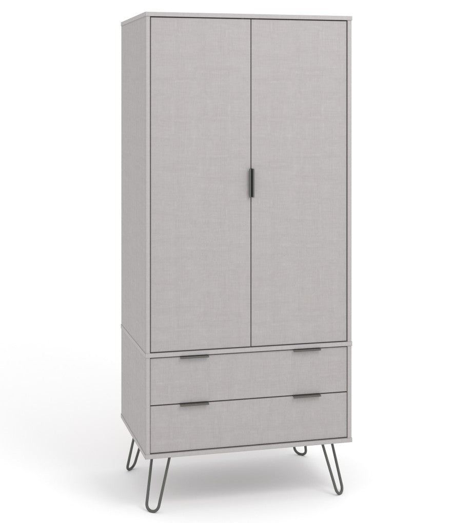 Augusta 2 Door 2 Drawer Wardrobe - Core Products