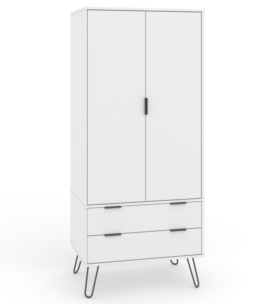Augusta 2 Door 2 Drawer Wardrobe - Core Products