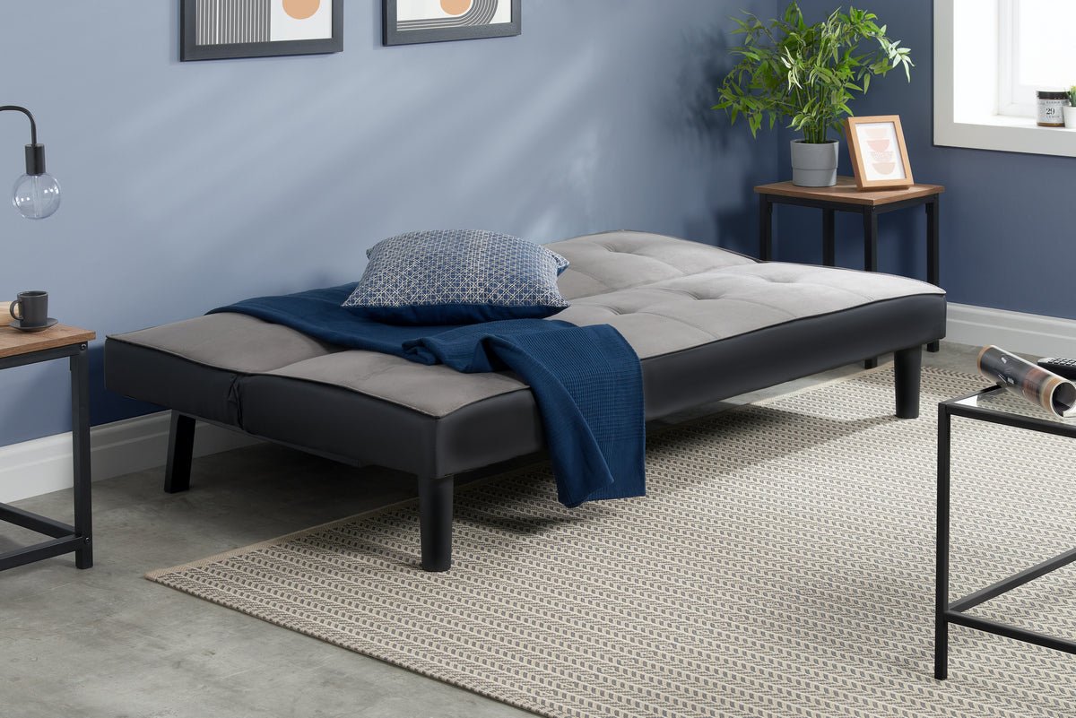 Aurora 2 Seater Fold Down Double Sofa Bed - Birlea