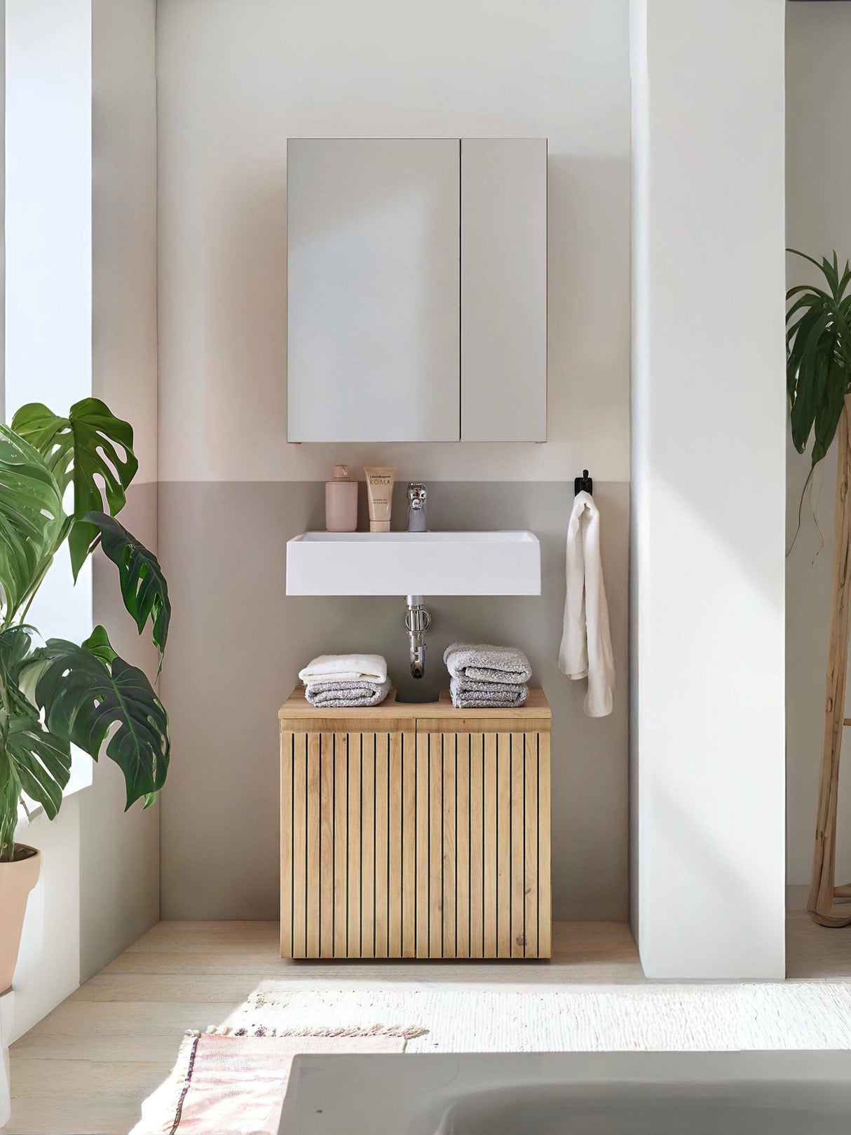 Austin 2 Door Under Sink Bathroom Cabinet - Julian Bowen