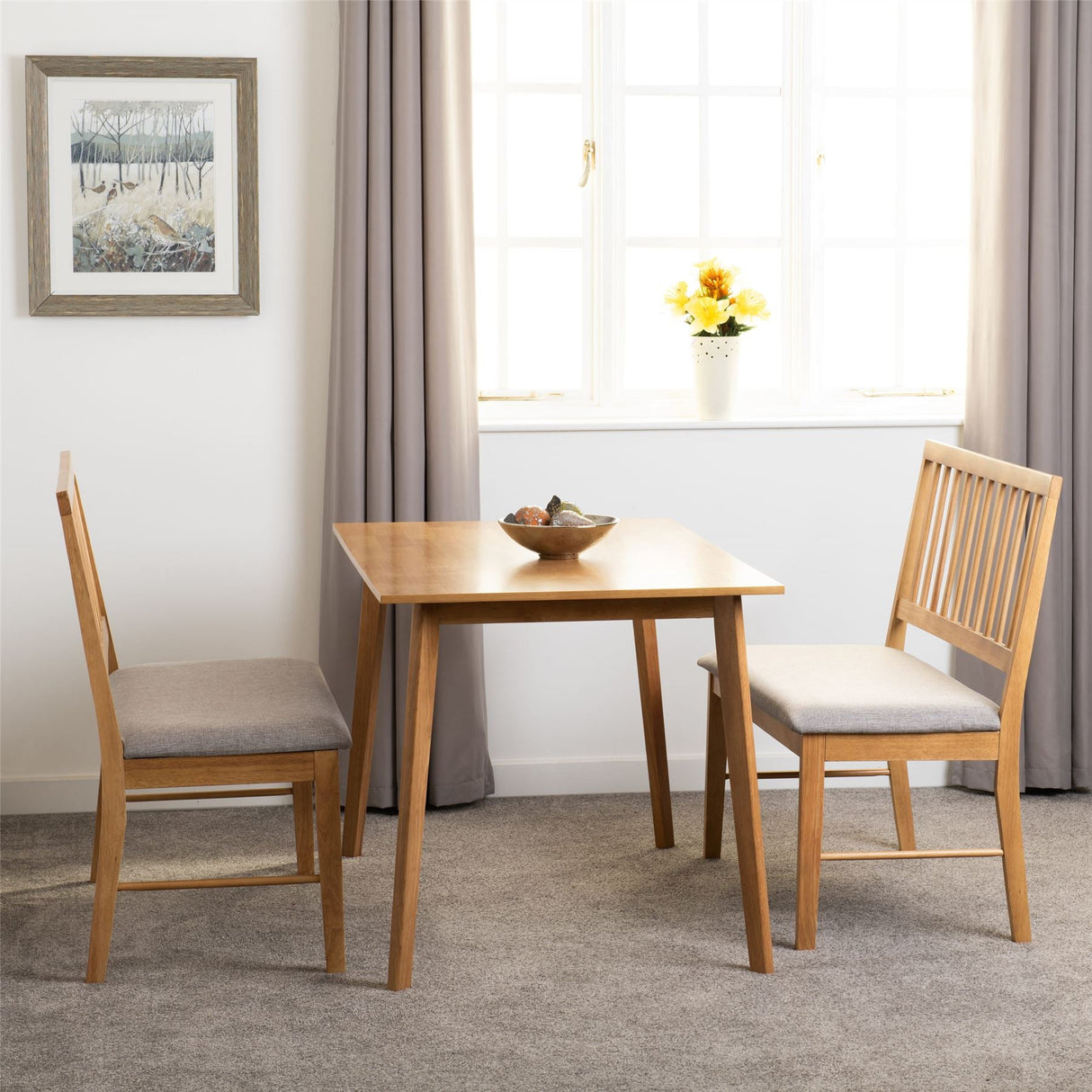 Austin Dining Table & Bench Set Oak - Seconique