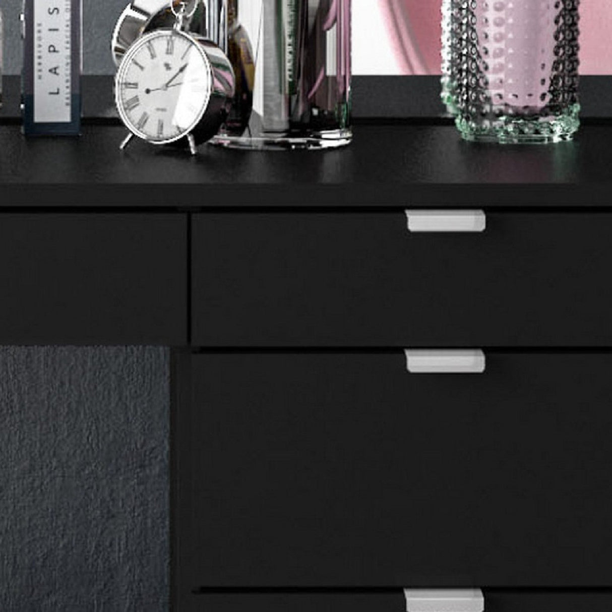 Ava 5 Drawer Vanity Dressing Table - Birlea