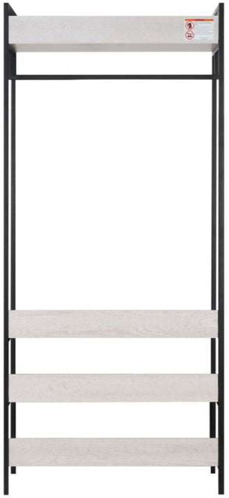 Alva Open Wardrobe with 4 Shelves