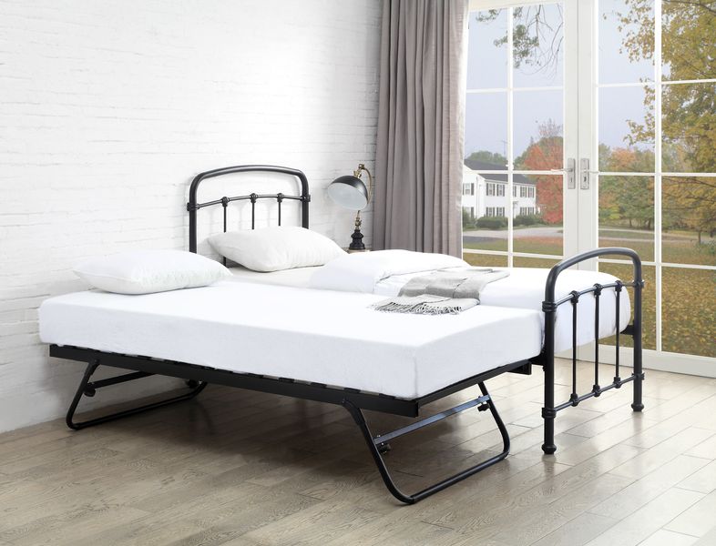 Mostyn Metal Guest Bed with Pull-Out