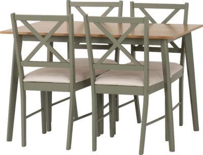 Balfour 4 Seater Dining Table Set - Seconique