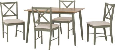 Balfour 4 Seater Dining Table Set - Seconique
