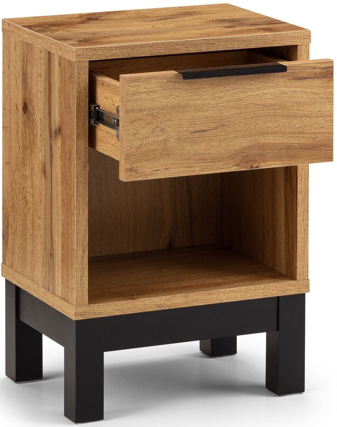 Bali 1 Drawer Bedside - Julian Bowen