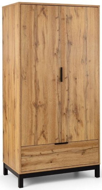 Bali 2 Door 1 Drawer Wardrobe - Julian Bowen