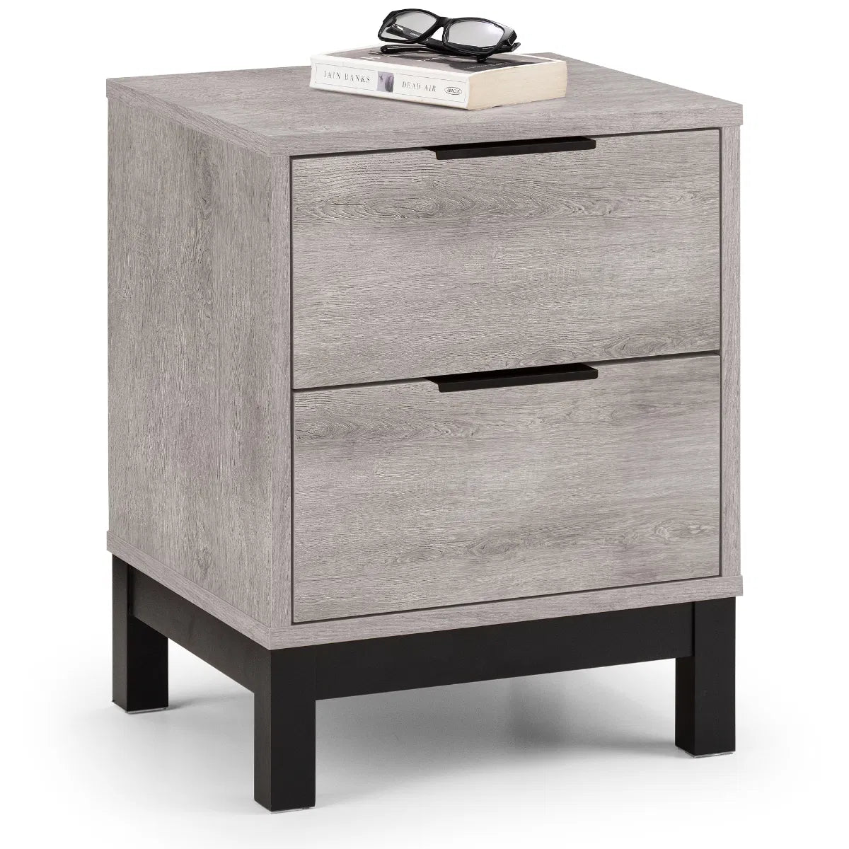 Bali 2 Drawer Bedside Table - Julian Bowen