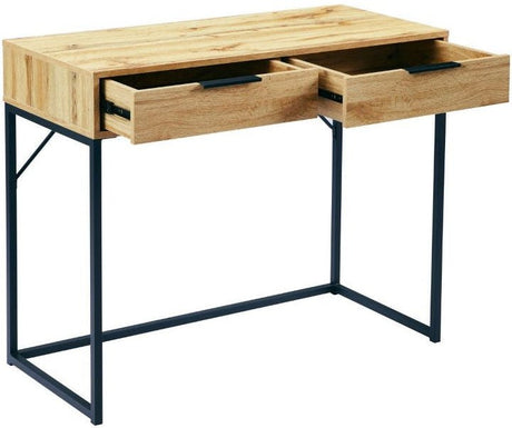 Bali 2 Drawer Dressing Table Desk - Julian Bowen