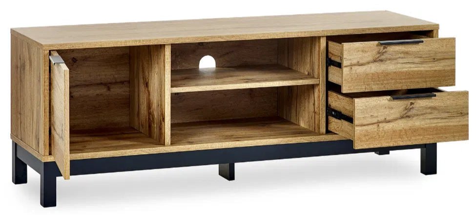 Bali 2 Drawer TV Unit - Julian Bowen