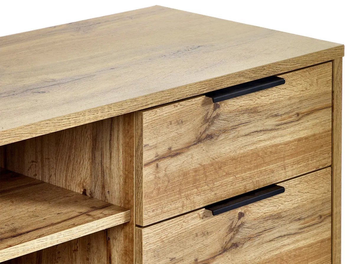 Bali 2 Drawer TV Unit - Julian Bowen