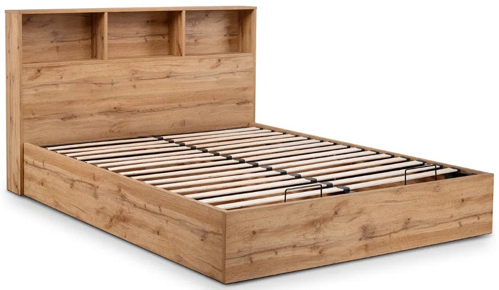 Bali Ottoman Gas Lift Storage Bed Frame - Julian Bowen