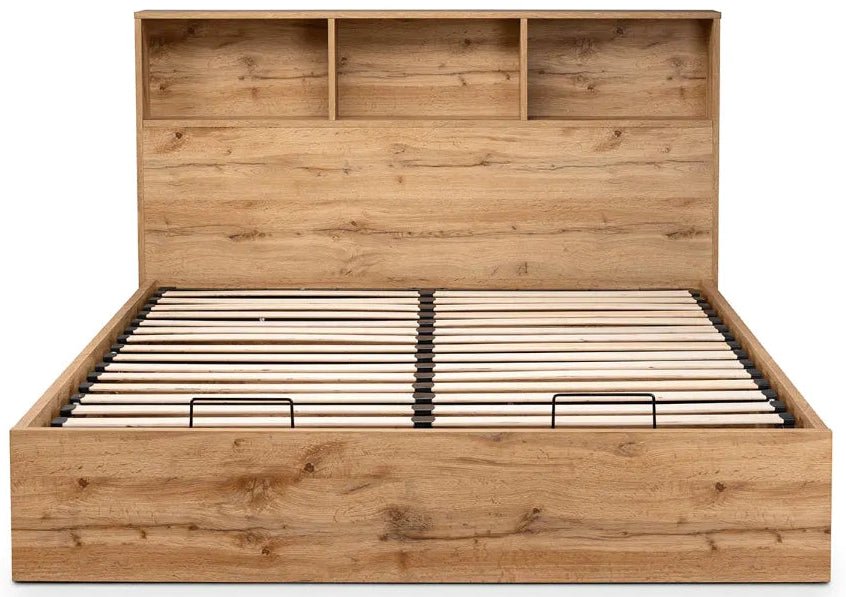 Bali Ottoman Gas Lift Storage Bed Frame - Julian Bowen