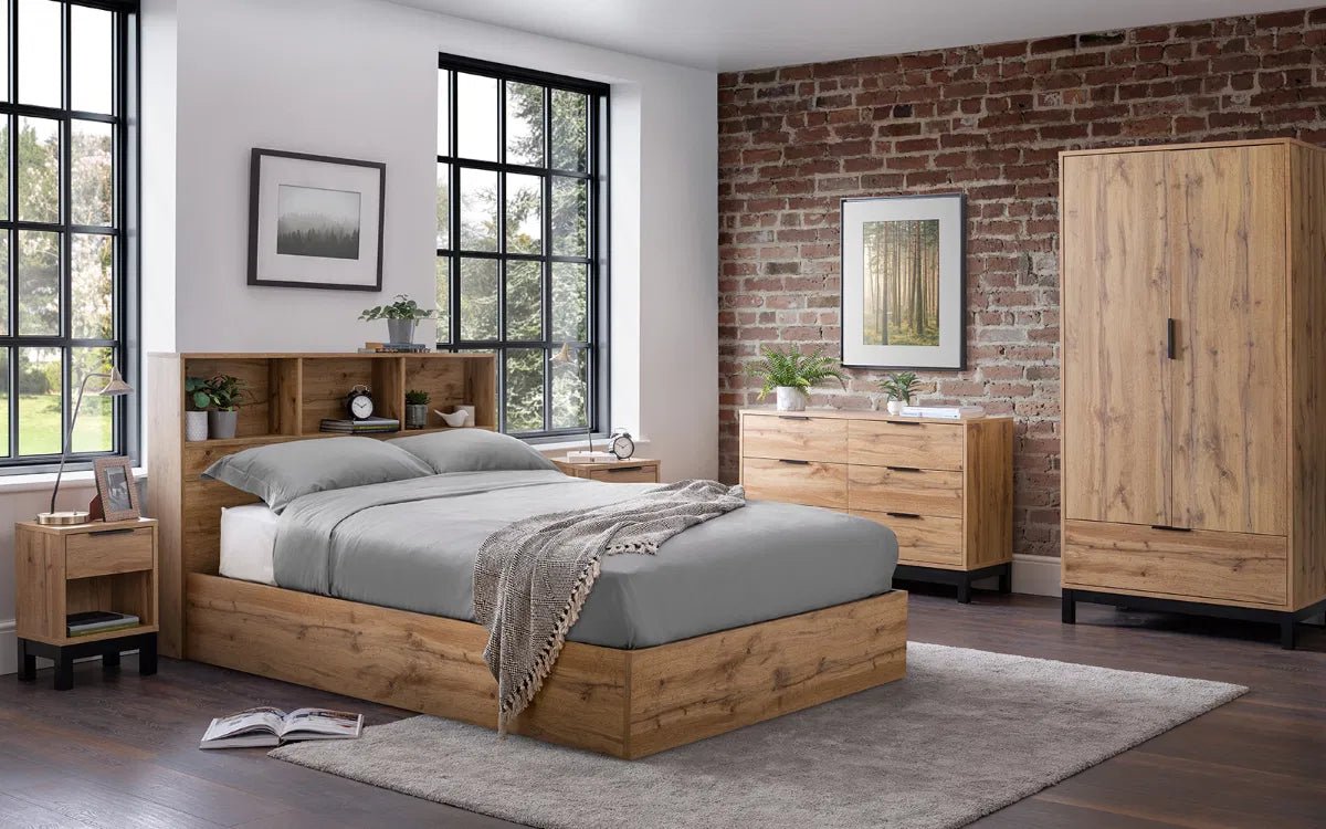 Bali Ottoman Gas Lift Storage Bed Frame - Julian Bowen