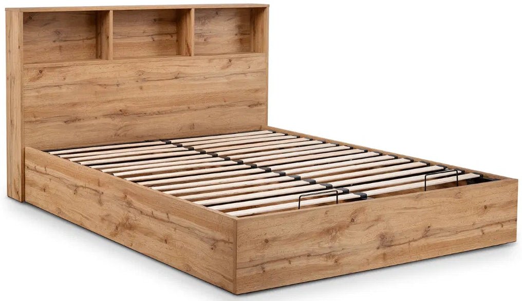 Bali Ottoman Gas Lift Storage Bed Frame - Julian Bowen