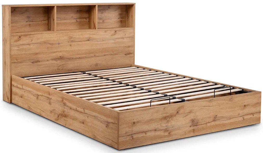 Bali Ottoman Gas Lift Storage Bed Frame - Julian Bowen