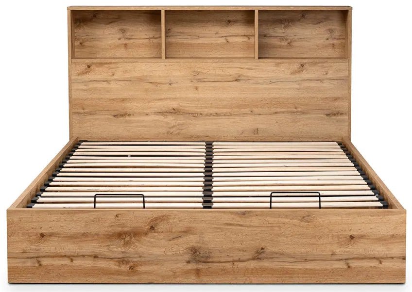 Bali Ottoman Gas Lift Storage Bed Frame - Julian Bowen