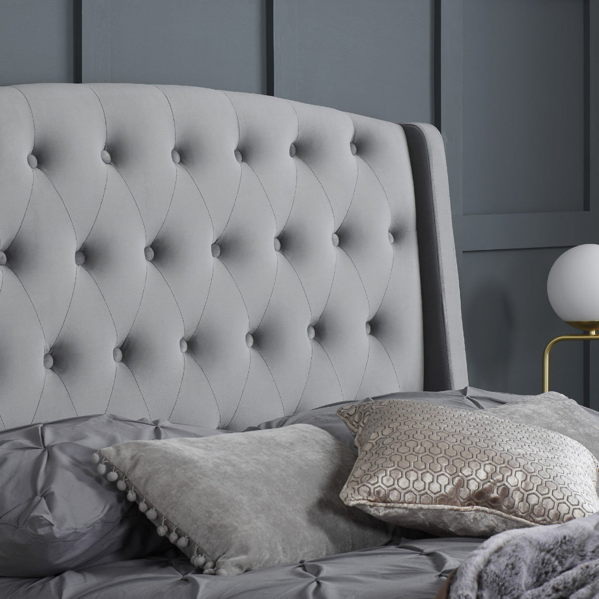 Balmoral Velvet Bed Frame - Birlea