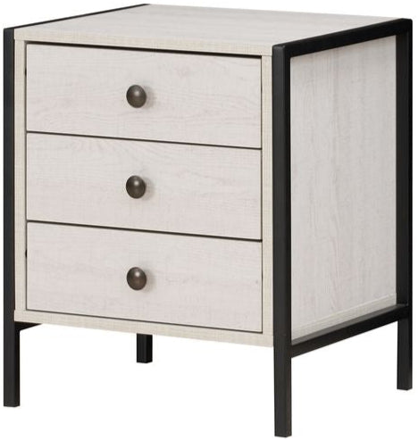 Alva 3 Drawer Bedside Table