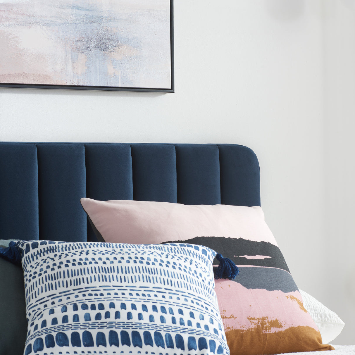 Beckett Fabric Bed Frame - Birlea