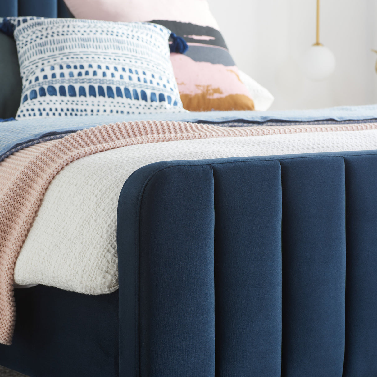 Beckett Fabric Bed Frame - Birlea