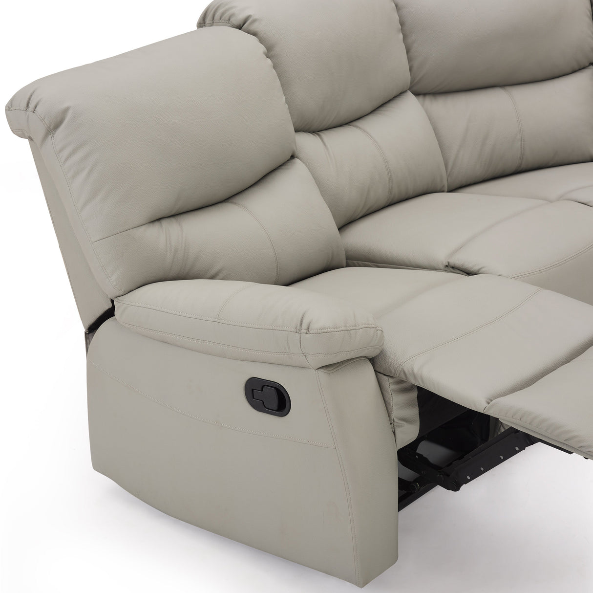 Benji Faux Leather Electric Recliner Corner Sofa - TGC