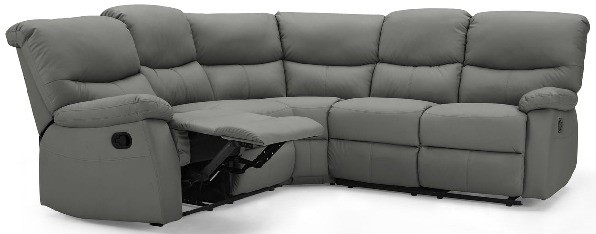 Benji Faux Leather Electric Recliner Corner Sofa - TGC