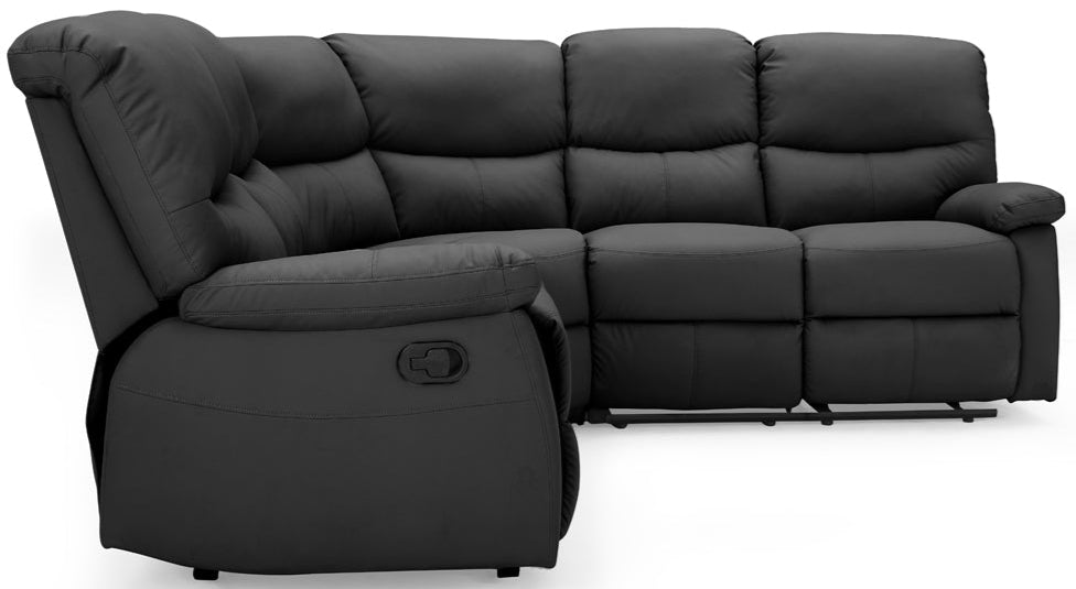Benji Faux Leather Electric Recliner Corner Sofa - TGC