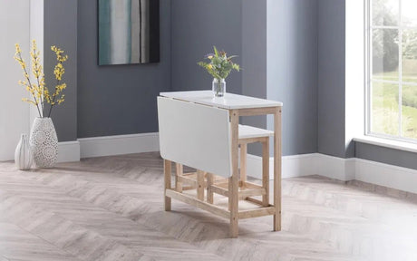 Bergen Bar Table with 2 Bar Stools - Julian Bowen