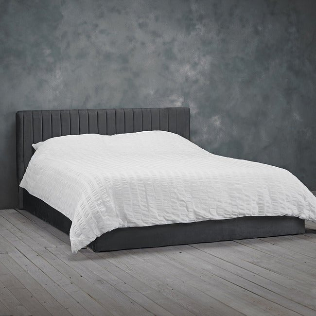 Berlin Velvet Ottoman Bed Frame - LPD