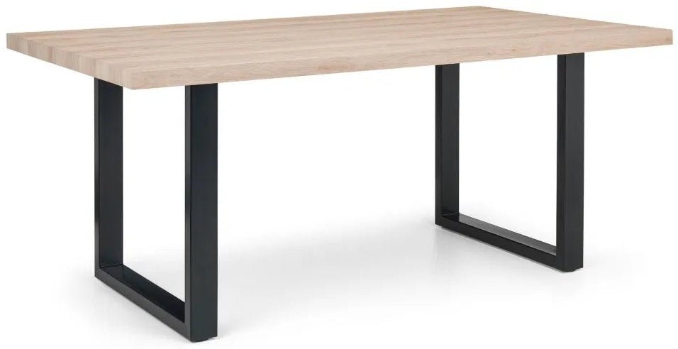 Berwick Dining Table & 2 Luxe Low Benches - Julian Bowen