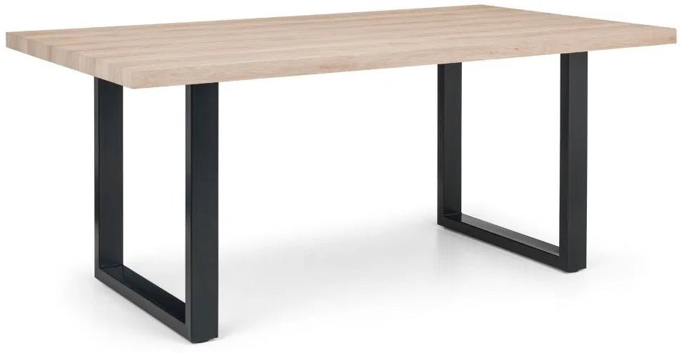 Berwick Dining Table & 2 Luxe Low Benches - Julian Bowen