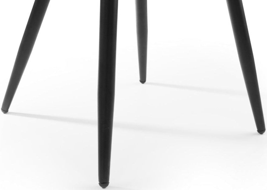 Berwick Round Table & 4 Burgess Chairs - Julian Bowen