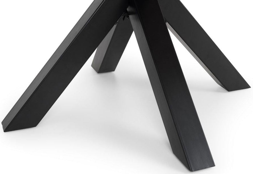 Berwick Round Table & 4 Burgess Chairs - Julian Bowen