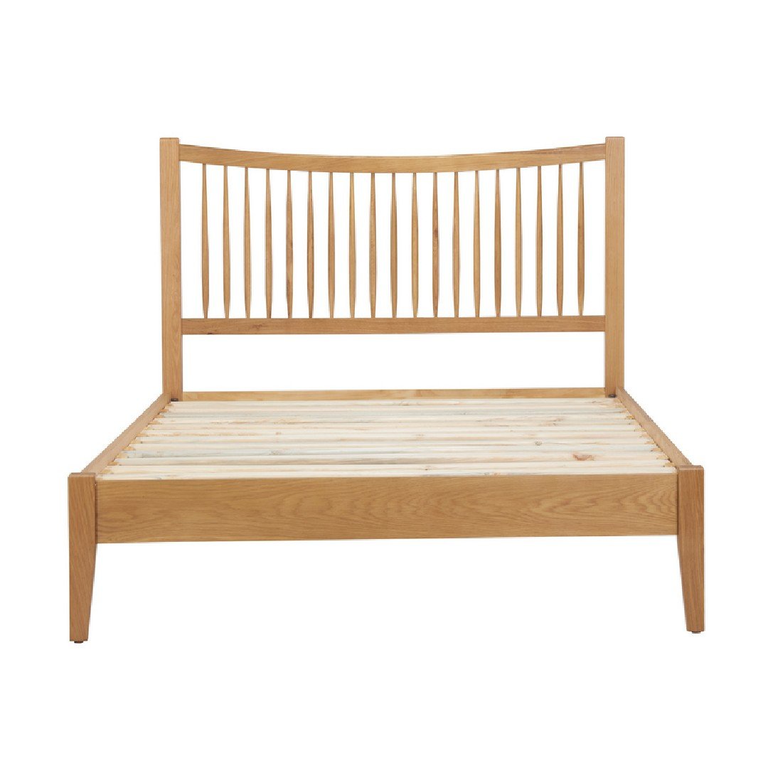 Berwick Solid Oak Bed Frame (4'6" Double) - Birlea