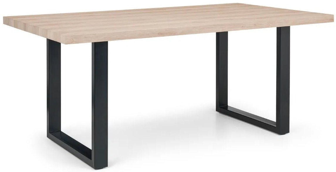 Berwick Table with 2 Benches & 2 Luxe Chairs - Julian Bowen