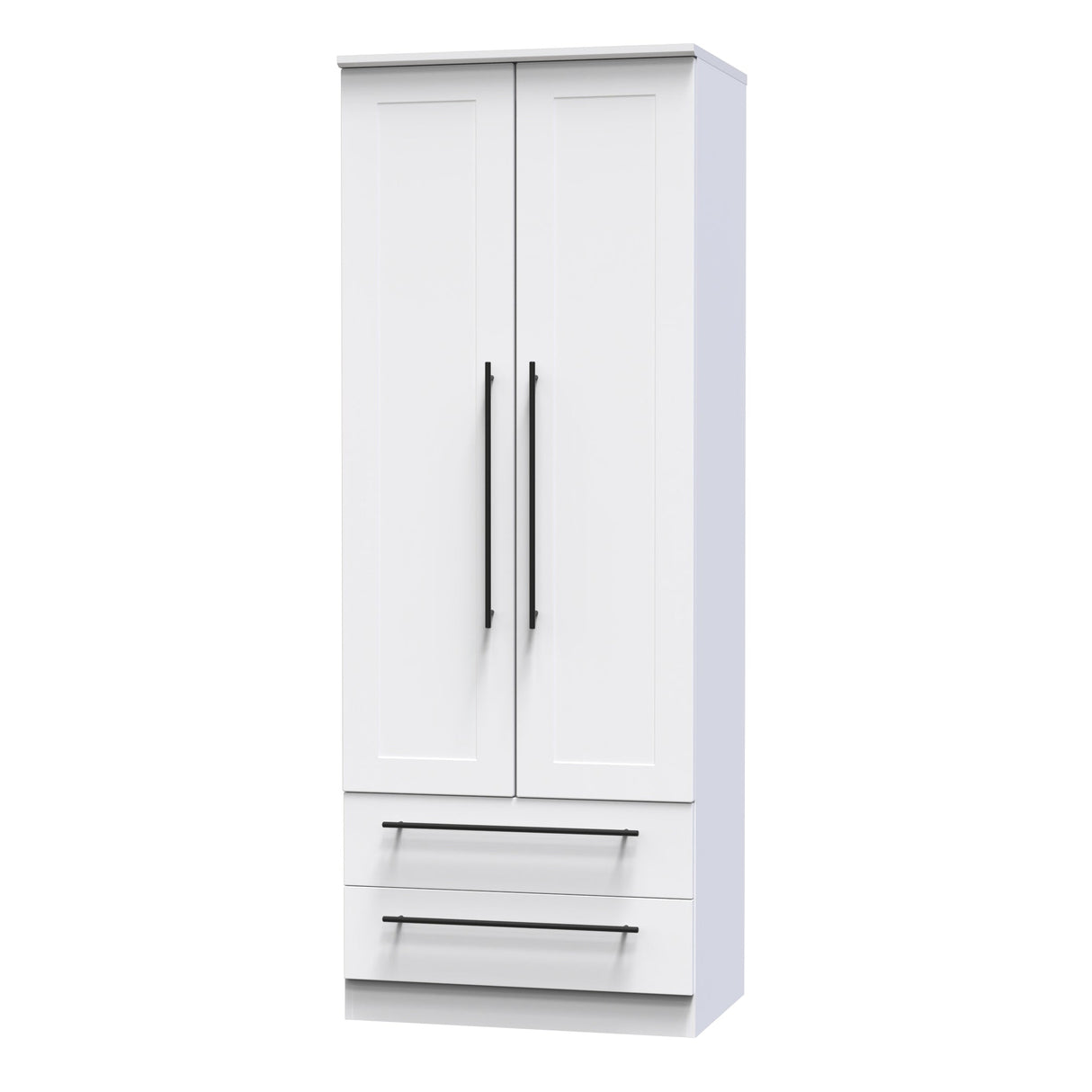 Beverley 2 Door 2 Drawer Wardrobe - Welcome Furniture