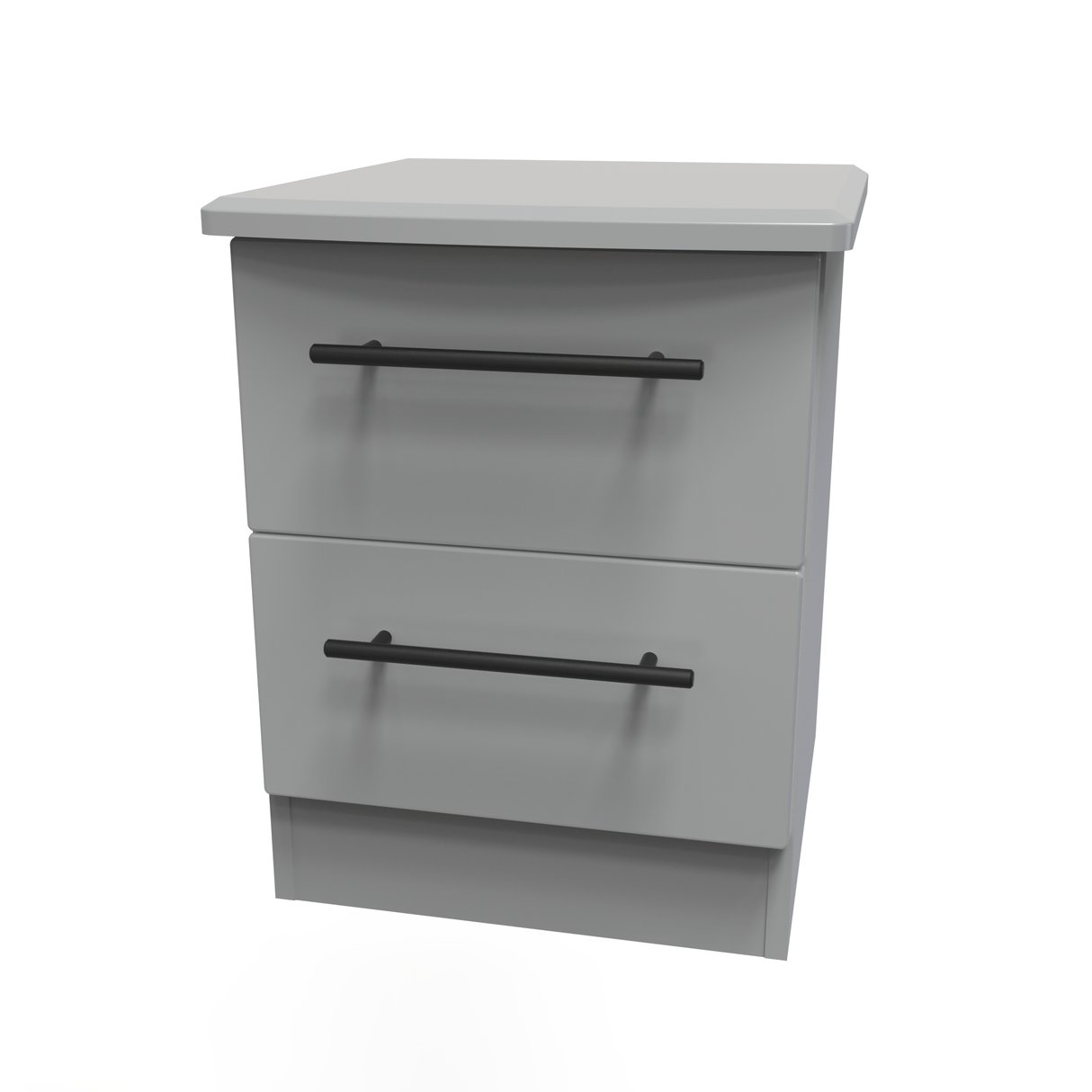 Beverley 2 Drawer Bedside Cabinet - Welcome Furniture
