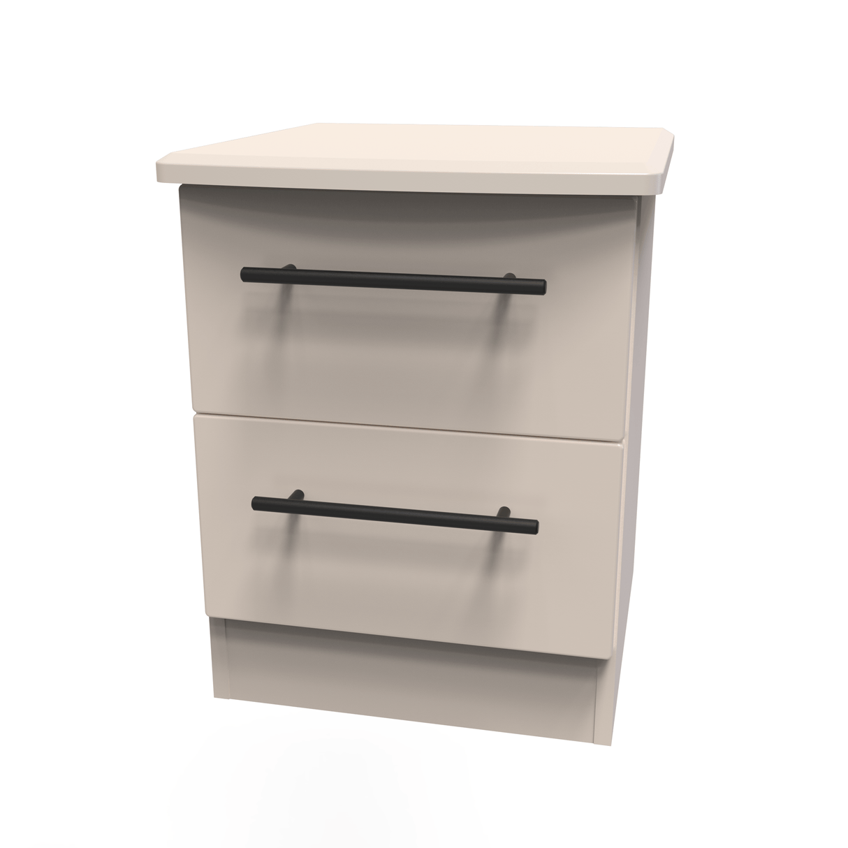 Beverley 2 Drawer Bedside Cabinet - Welcome Furniture