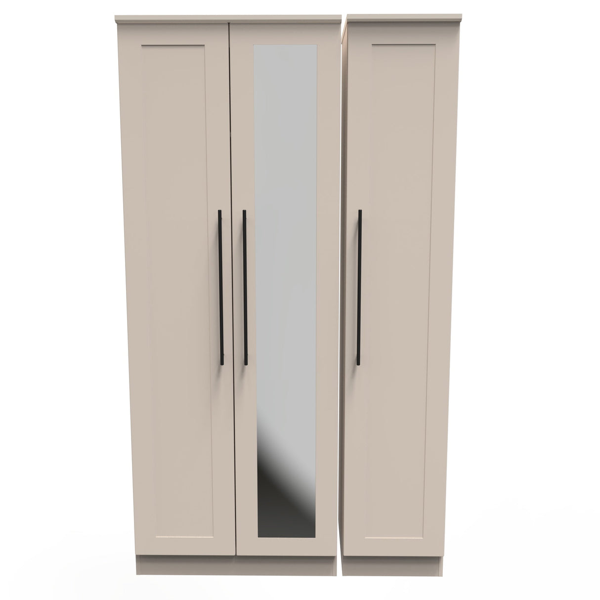 Beverley 3 Door Mirrored Wardrobe - Welcome Furniture