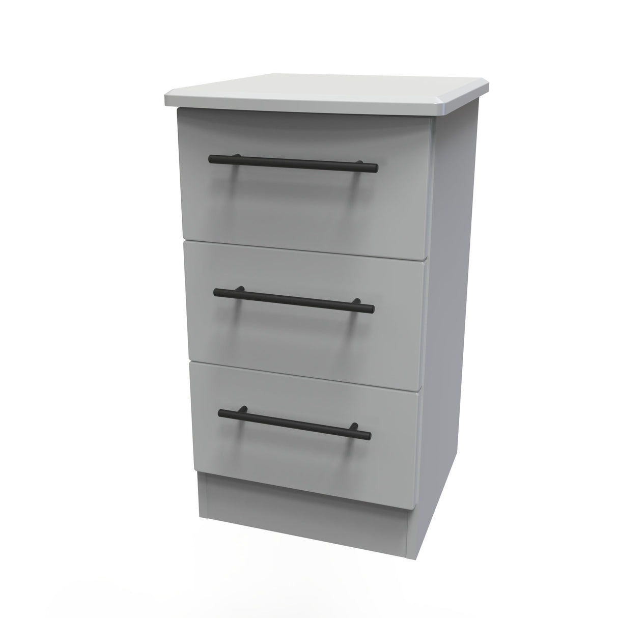Beverley 3 Drawer Bedside Cabinet - Welcome Furniture