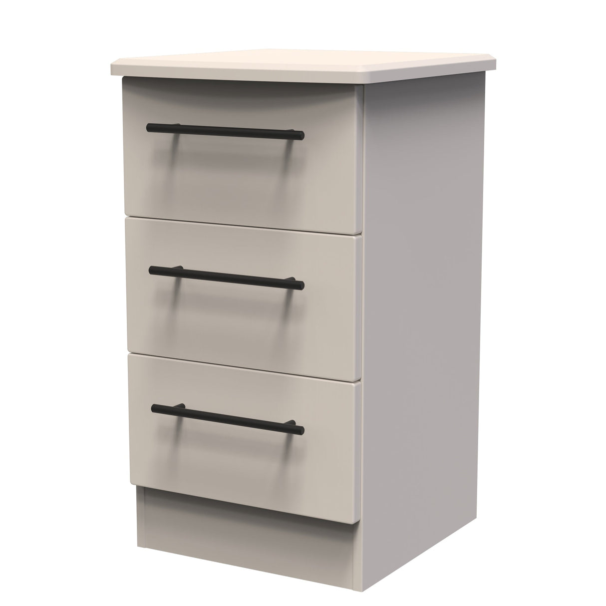 Beverley 3 Drawer Bedside Cabinet - Welcome Furniture
