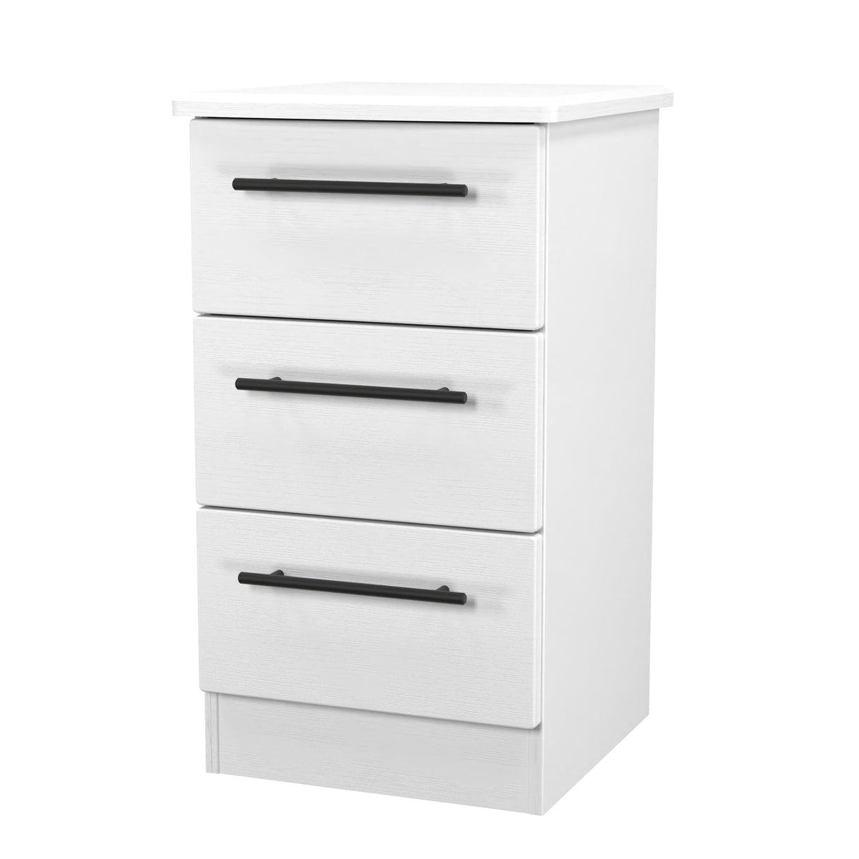 Beverley 3 Drawer Bedside Cabinet - Welcome Furniture