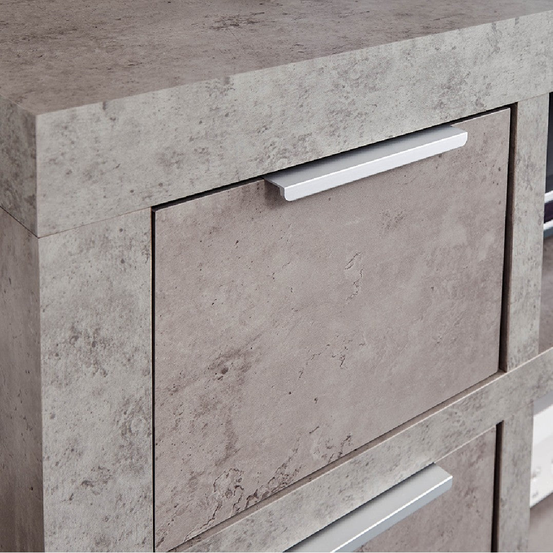 Bloc Concrete 2 Drawer TV Unit - GFW