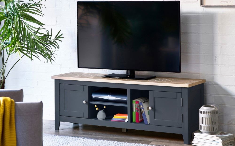 Bordeaux 2 Door TV Unit - Julian Bowen