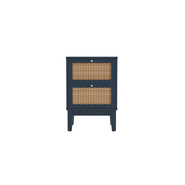 Bordeaux 2 Drawer Bedside Cabinet - LPD